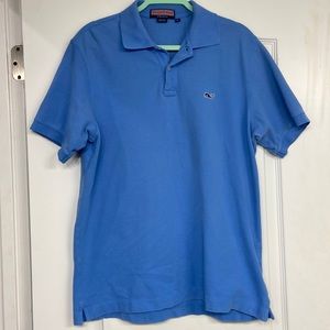 Vineyard Vines Knit Polo Men’s Size Medium Blue Good Condition